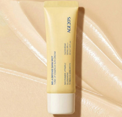 AGE20’S Mela Defense Dark Spot Tone Up Essence Sun Cream SPF50+ / PA++++