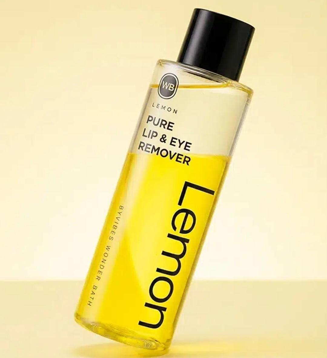 WONDER BATH Lemon Pure Lip & Eye Remover 250ml + Melting Cleansing Oil Balm 60g