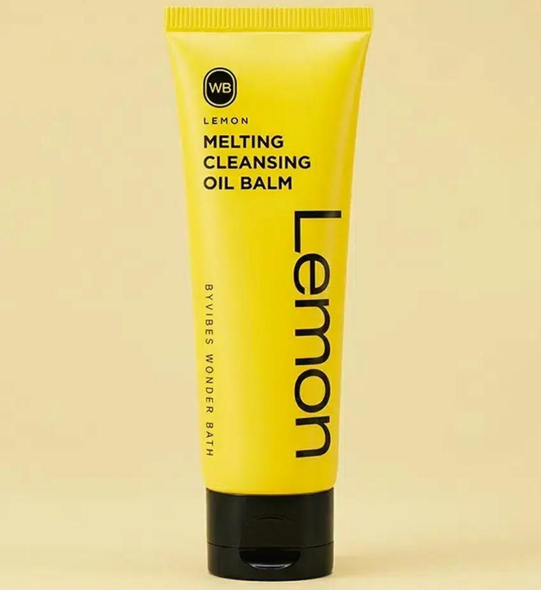 WONDER BATH Lemon Pure Lip & Eye Remover 250ml + Melting Cleansing Oil Balm 60g