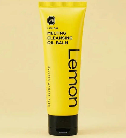 WONDER BATH Lemon Pure Lip & Eye Remover 250ml + Melting Cleansing Oil Balm 60g