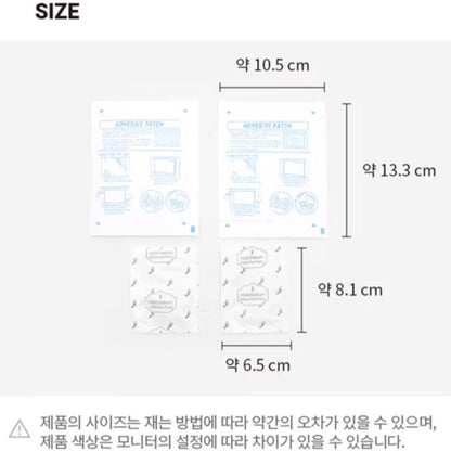 5 Pouch/Therapy Foot Patch Jasmine 4gx2/Absorb sweat and waste/Korea/6 hrs/Sap