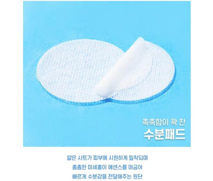 1+1/AS:US Birch Cooling Toner Pads (100 Sheets)-Big Size/Dual Care-Wipe & Mask