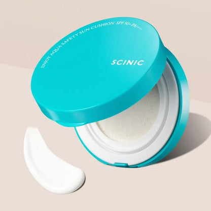 SCINIC ENJOY AQUA AIR-FIT SUN STICK (15g)+SAFETY SUN CUSHION (15g) SPF50+ LONG