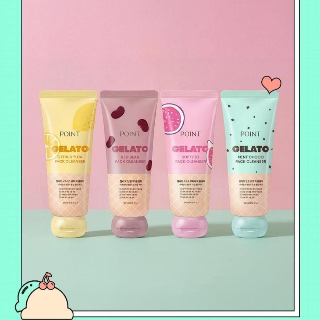 POINT Gelato Soft Fig Pack Cleanser 100ml-Pore Clean-Exfoliation-Cooling