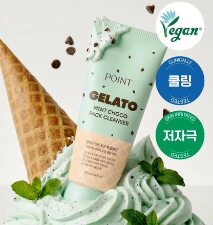 POINT Gelato Soft Fig Pack Cleanser 100ml-Pore Clean-Exfoliation-Cooling
