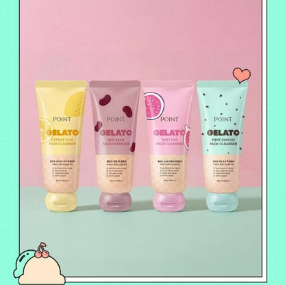 POINT Gelato Mint Choco 100ml + Soft Fig Pack Cleanser 100ml-Deep Pore-Vegan