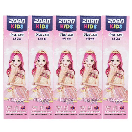 5EA / Aekyung 2080 Kids 3-Step Secret Juju Toothpaste (70 g / 2.46 oz) - Ages 5+