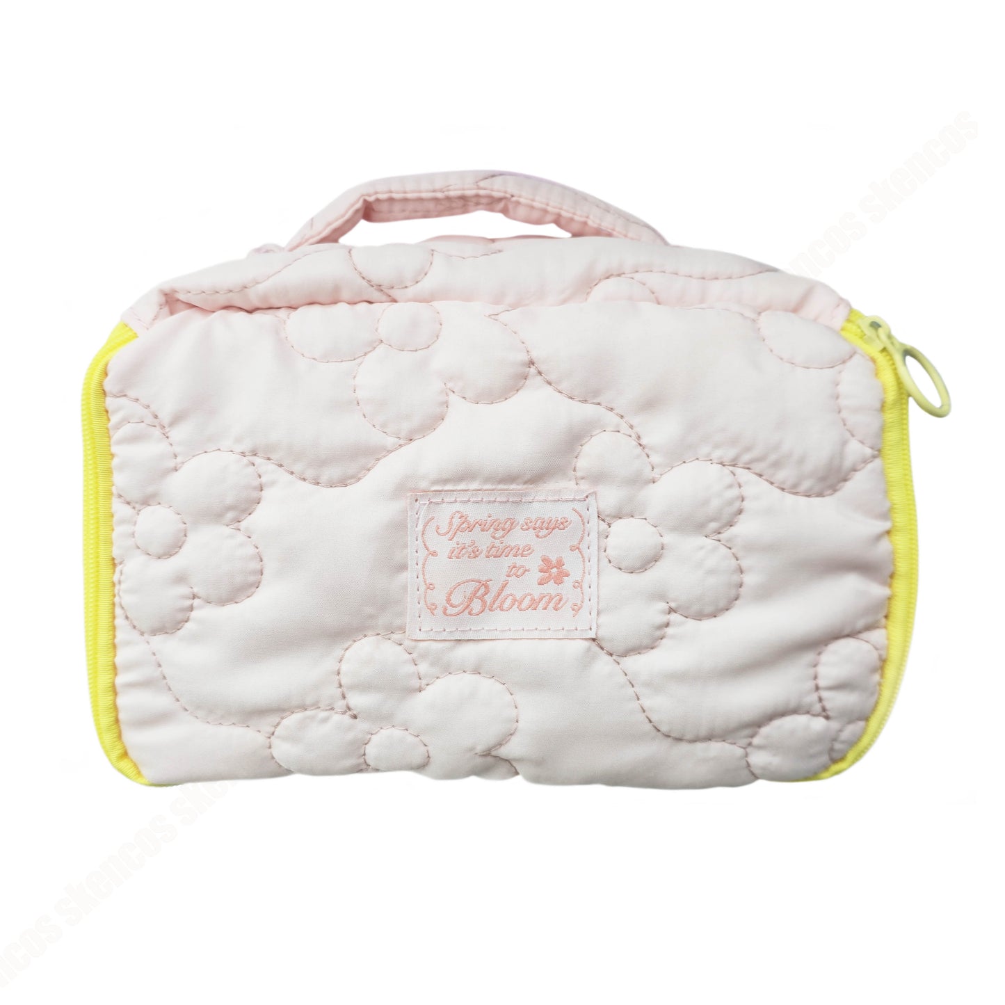 Spring Flower Quilting Handle Pouch