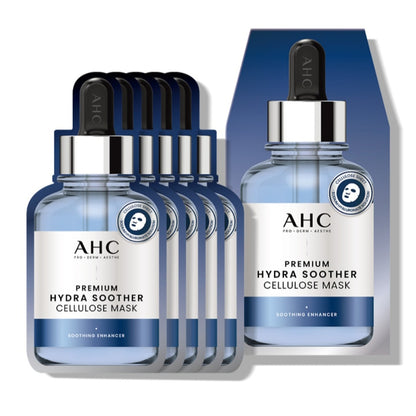 A.H.C/AHC/ Premium Hydra Soother Cellulose Mask 27ml x 5 Sheets