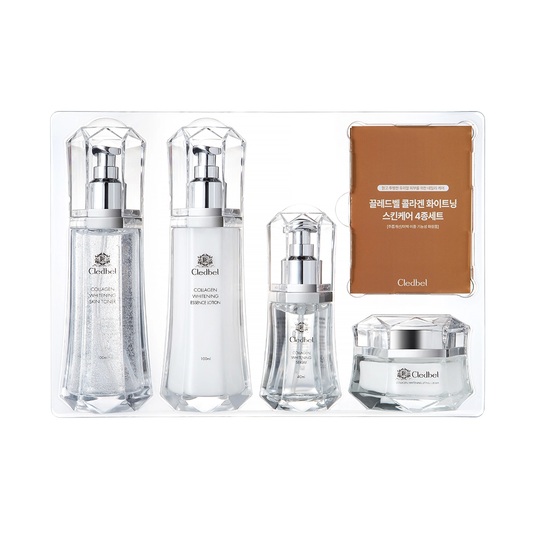 Cledbel Collagen Whitening Skin Care Set 4 Items-Brightening-Skin Tone