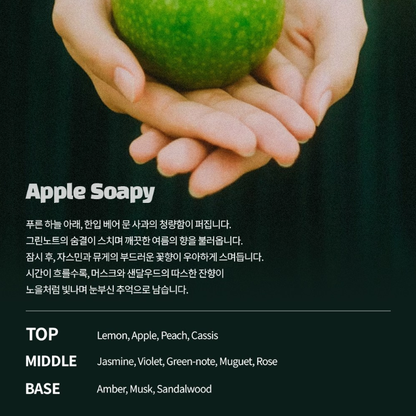 (1+1) 🍏🧼 DUFT & DOFT Perfumed Clean Peeling Mist (Apple Soapy) 300ml x 2ea