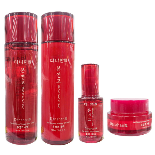 Danahan Skincare Toner+Emulsion+Serum+Cream/Red Ginseng Vinegar/Wrinkle/Korea