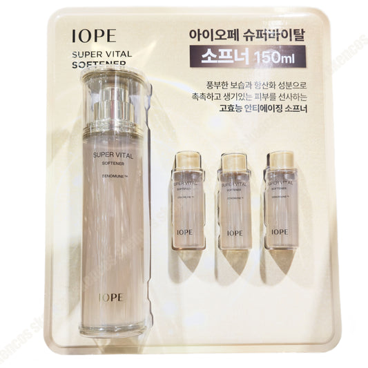 IOPE Super Vital Softener 150ml + 18ml x 3-6th generation-Anti-aging/Wrinkle