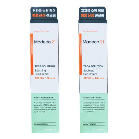 1+1 / 2EA/ Madeca21 TECA Solution Soothing Sunscreen (40 ml)