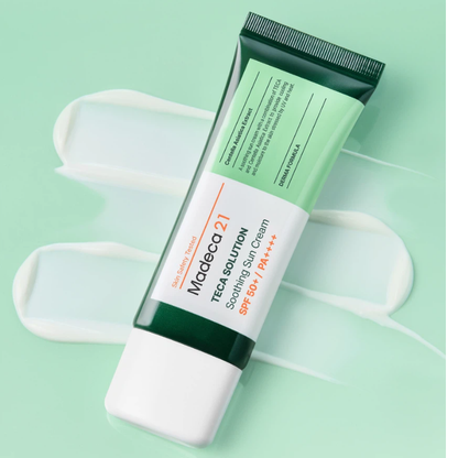 1+1 / 2EA/ Madeca21 TECA Solution Soothing Sunscreen (40 ml) TJ
