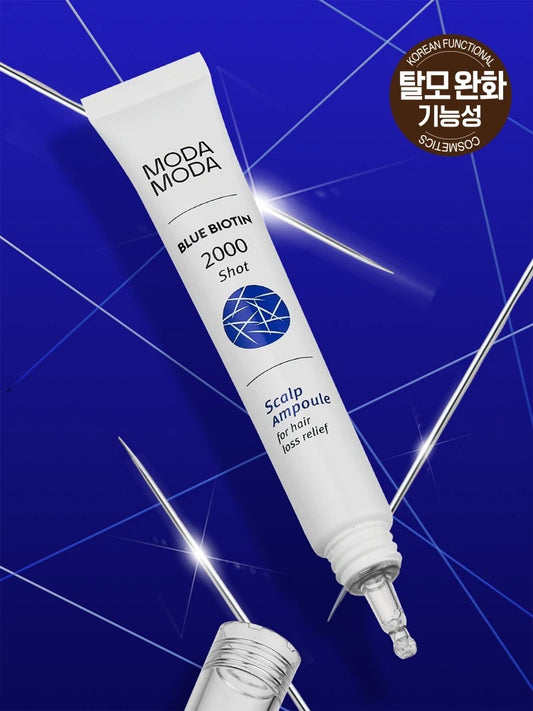 MODAMODA Blue Biotin 2000 Shot Scalp Ampoule (20 ml)