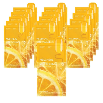 MEDIHEAL 维他命爽肤精华面膜 20ml x15 片/亮肤+样品