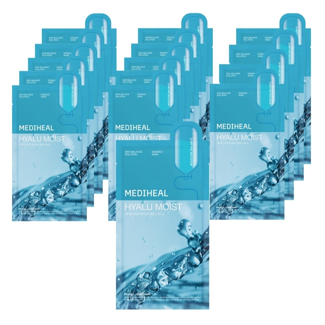 MEDIHEAL Hyalu 精华+双重镇静补水面膜 20ml 6/10/20 片