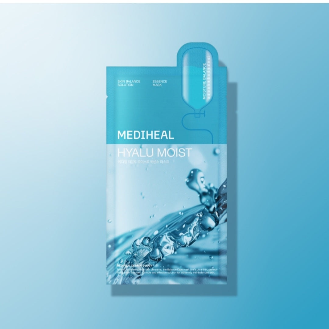 MEDIHEAL Hyalu 精华+双重镇静补水面膜 20ml 6/10/20 片