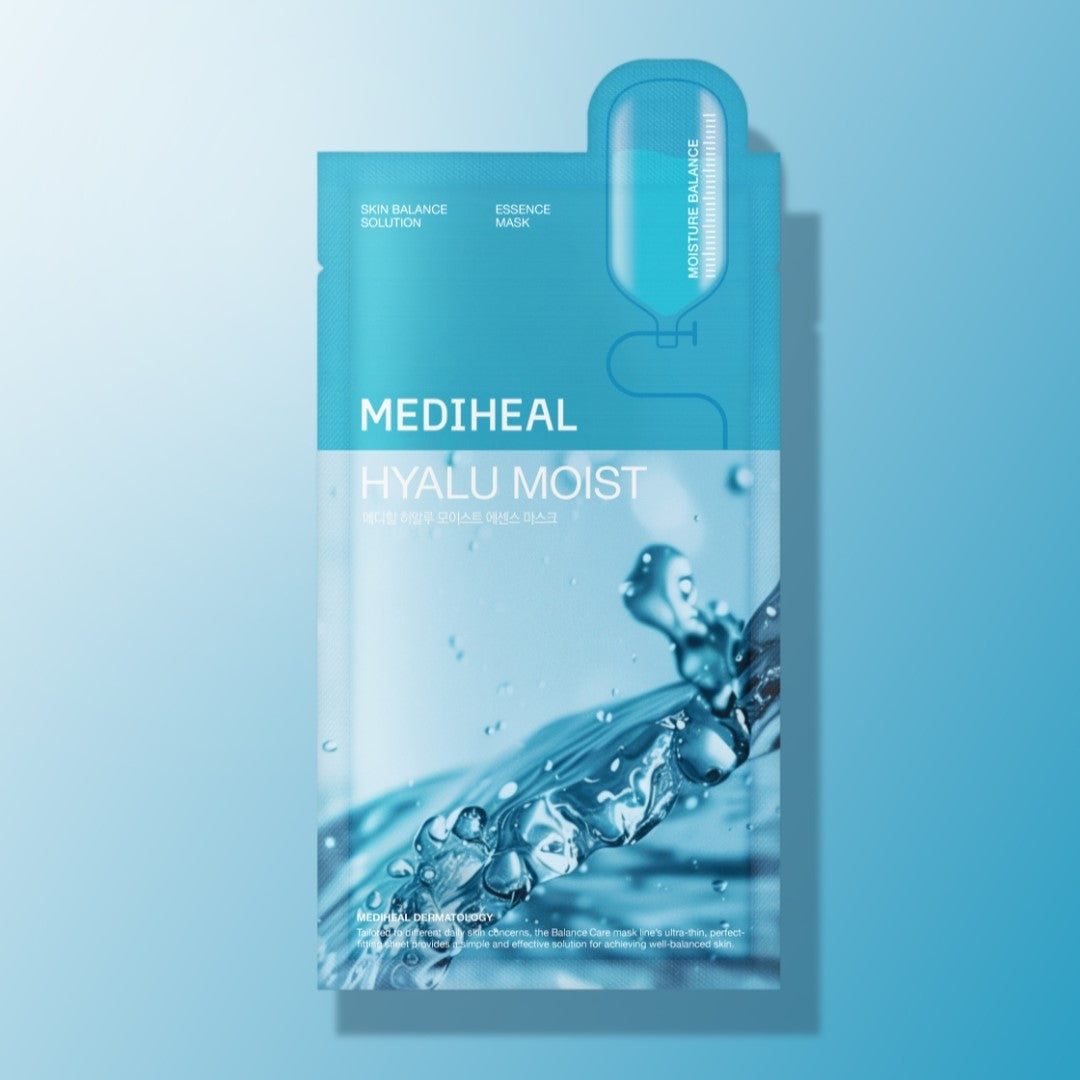 MEDIHEAL Pepta Lifting Ampoule+Hyalu Moist Essence+Calming Water Mask 30 Sheets