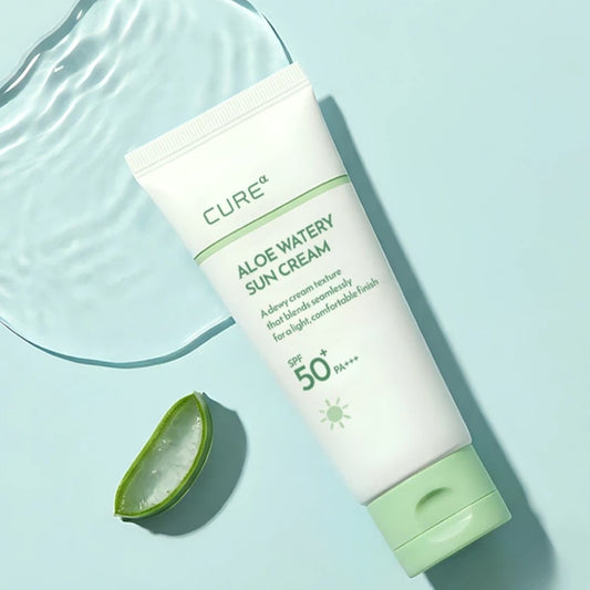 CUREα Aloe Watery Sun Cream SPF 50+ PA+++ Hydrating, Lightweight TJ