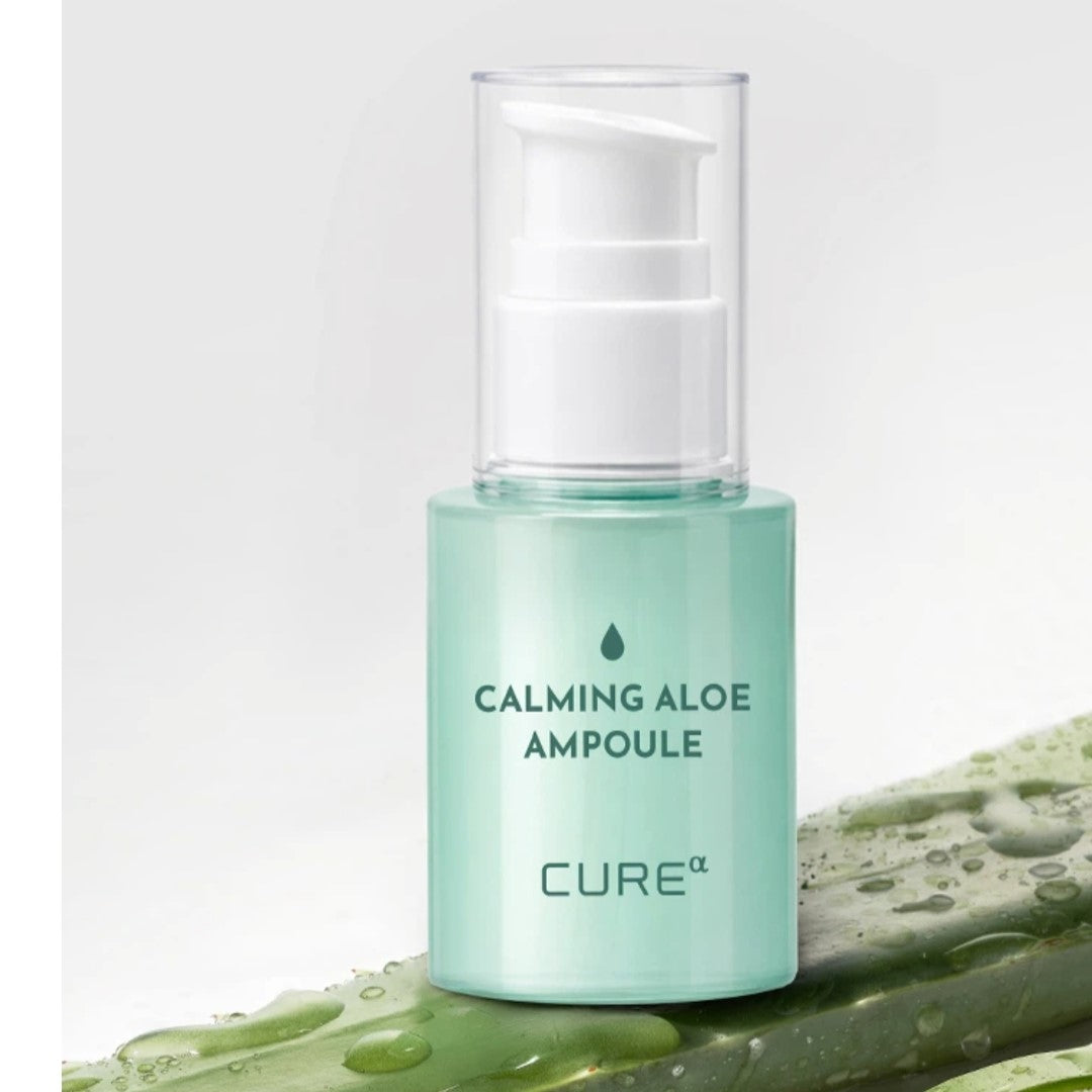 CUREα Calming Aloe Ampoule (30ml)+Water Splash Cooling Sun Stick (SPF 50+, PA++++)