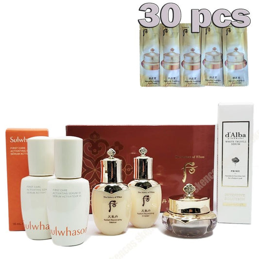 Sulwhasoo Serum 2EA/1oz/Whoo Travel Kits+Eye Cream Samples/Dalba Mist Serum 1.69oz