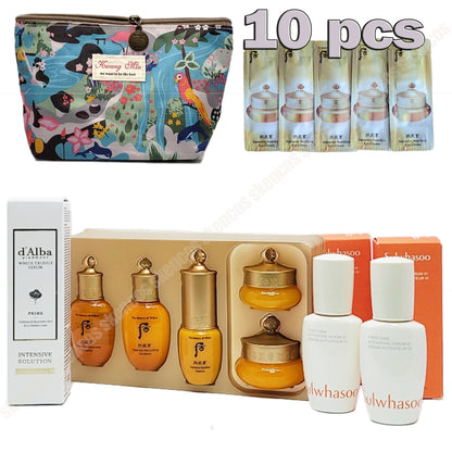 Sulwhasoo/Whoo Travel Kits/Serum/Pouch/Night/Clarifying Mask/Dalba Mist/Samples