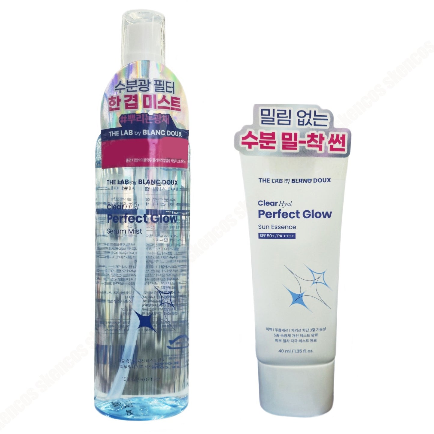 THE LAB by BLANC DOUX Clear Hyal Perfect Glow Serum Mist 150ml+Sun Essence 40ml