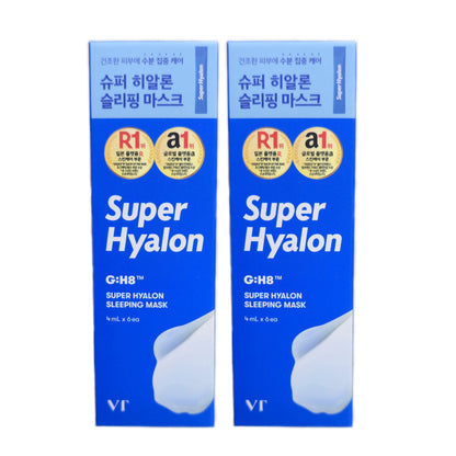 1+1 / VT 超级透明质酸睡眠面膜 4ml x 6 片（12-18 支）/舒缓/韩国美容