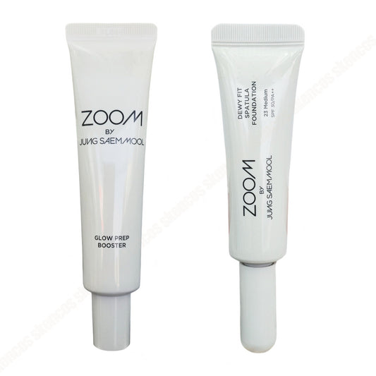ZOOM BY JUNG SAEM MOOL Glow Prep Booster +Dewy Fit Spatula Foundation UV