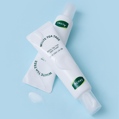 Acnes White Tea Tree Calming Toner 200 mL / 6.76 fl. oz.+Spot Cream 30ml / 1.01 fl.oz.+Foam Cleanser 100 mL / 3.38 fl. oz.