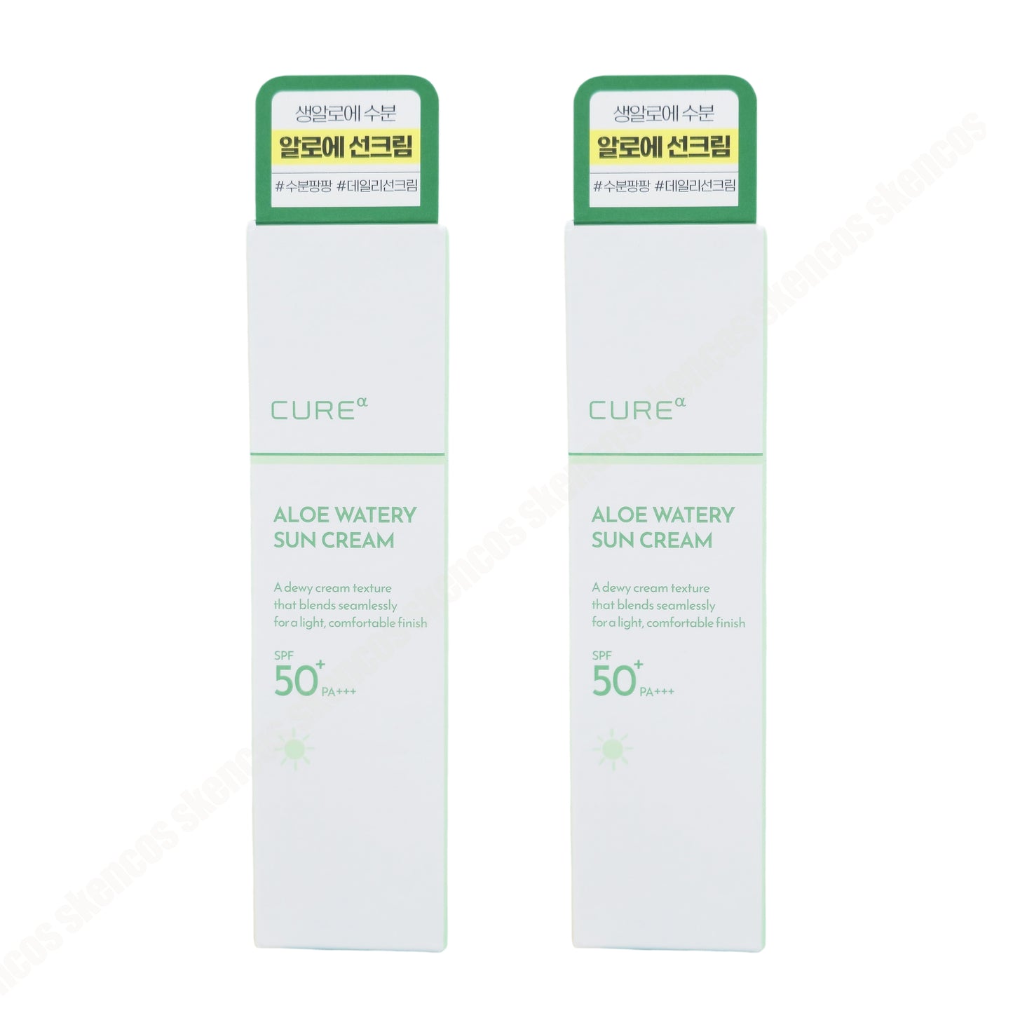CUREα Aloe Watery Sun Cream SPF 50+ PA+++ Hydrating, Lightweight TJ