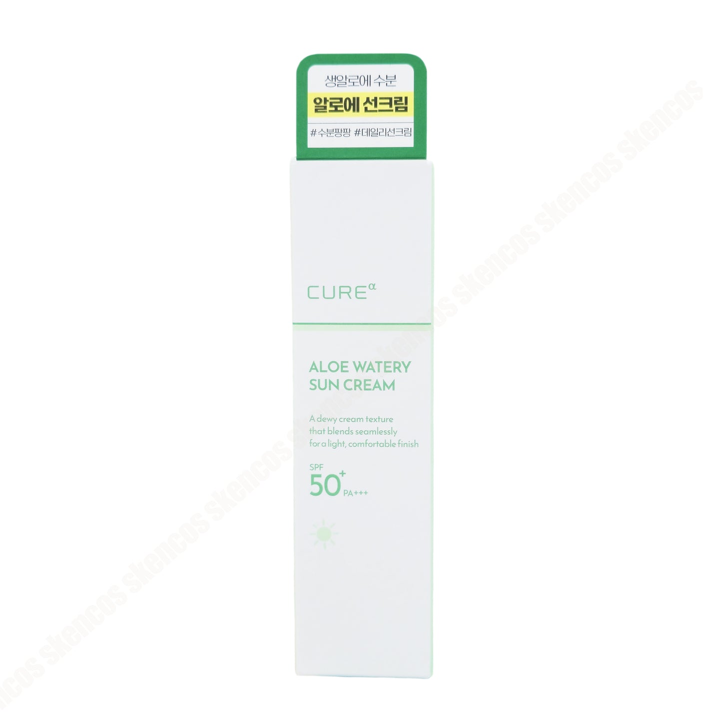 CUREα Aloe Watery Sun Cream SPF 50+ PA+++ Hydrating, Lightweight 