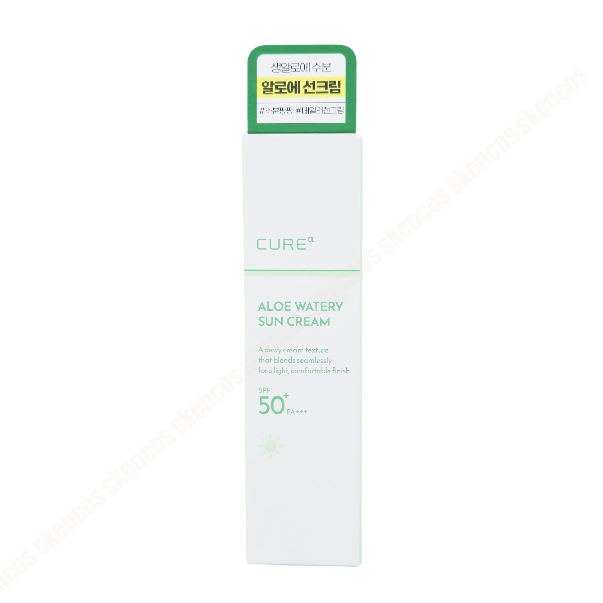 CUREα Aloe Watery Sun Cream SPF 50+ PA+++ Hydrating, Lightweight 