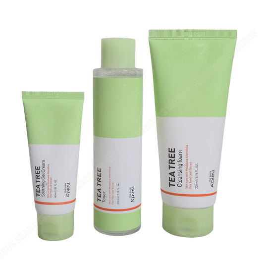 A'pieu The Pure Tea Tree Toner 200ml+Cleansing Foam 200ml+Gel Cream 60ml /ACNE