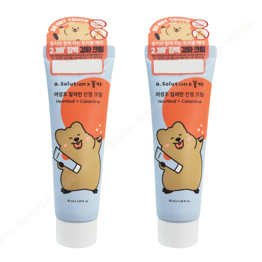 1+1/a.solution Heartleaf+Calamine Calming Cream 1.69 oz.Acne/Red Skin/Sensitive