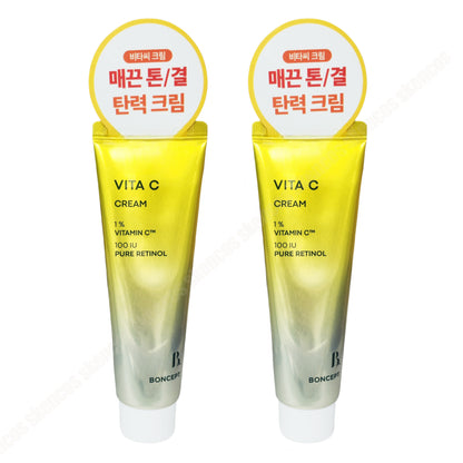 BONCEPT Vita C Cream 50 ml /1.69 fl. oz/Freckles/Blemishes/Skin tone brightening yp