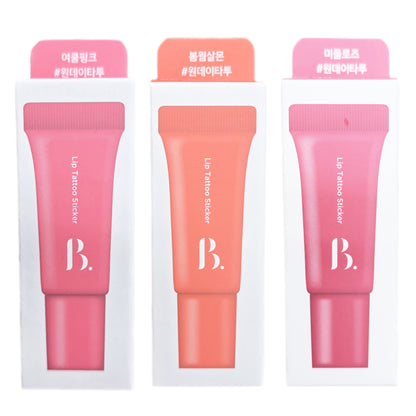 3EA / Boncept by TONYMOLY Lip Tatoo Sticker 8g x 3/24 H Lasting 3 color