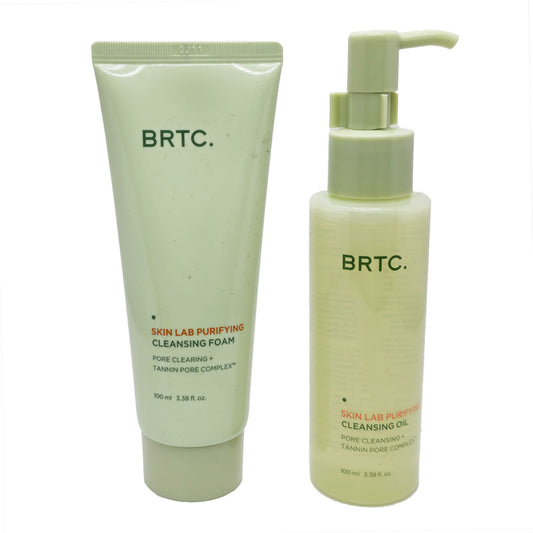 BRTC Skin Lab Purifying Cleansing Oil 100ml + Foam 100ml/Deep Cleansing/Mild