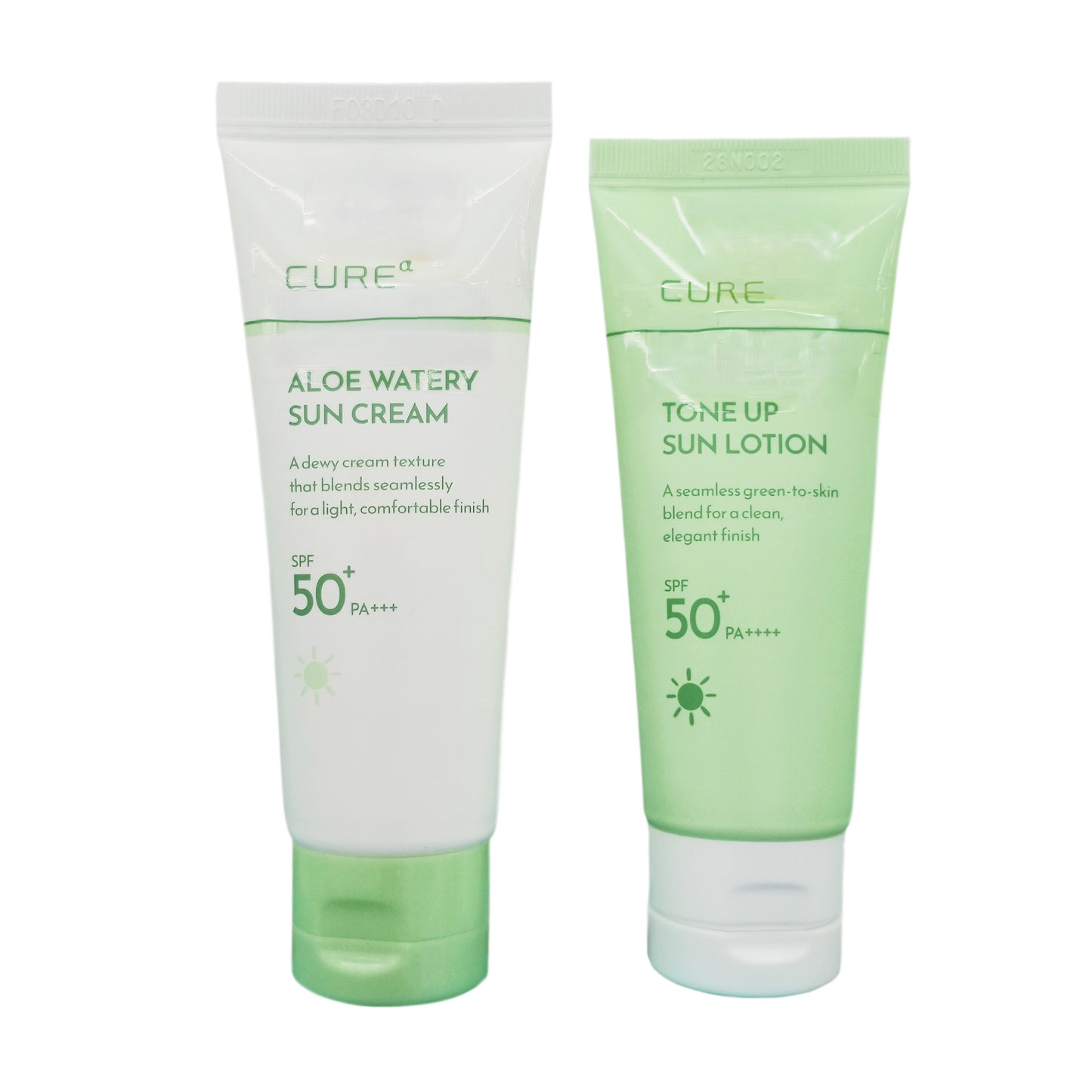 CUREα Aloe Watery Sun Cream SPF 50+ PA+++ Hydrating, Lightweight TJ