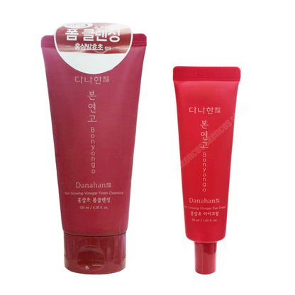 Danahan Red Ginseng Vinegar Eye Cream 30ml+Cleansing Foam 120ml/Wrinkle/Korea