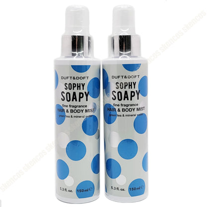 (1+1)Duft & Doft Hair & Body Mist 150ml x 2ea/Sohhy Soapy/Jumbo size/Hydration