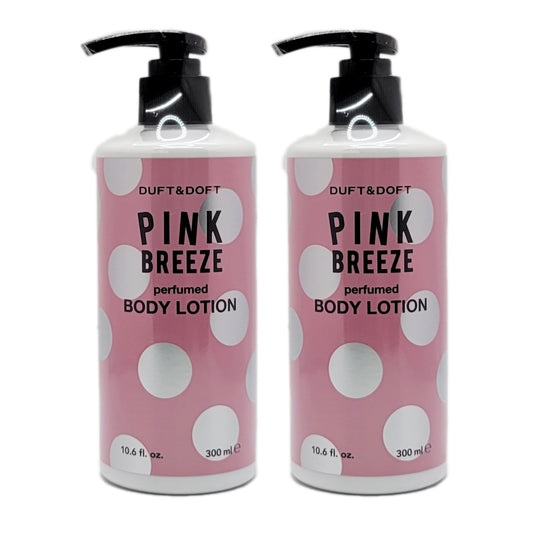 (1+1)Duft &amp; Doft Pink Breeze Parfümierte Körperlotion 300 ml x2EA/20.2fl.oz/Duft 