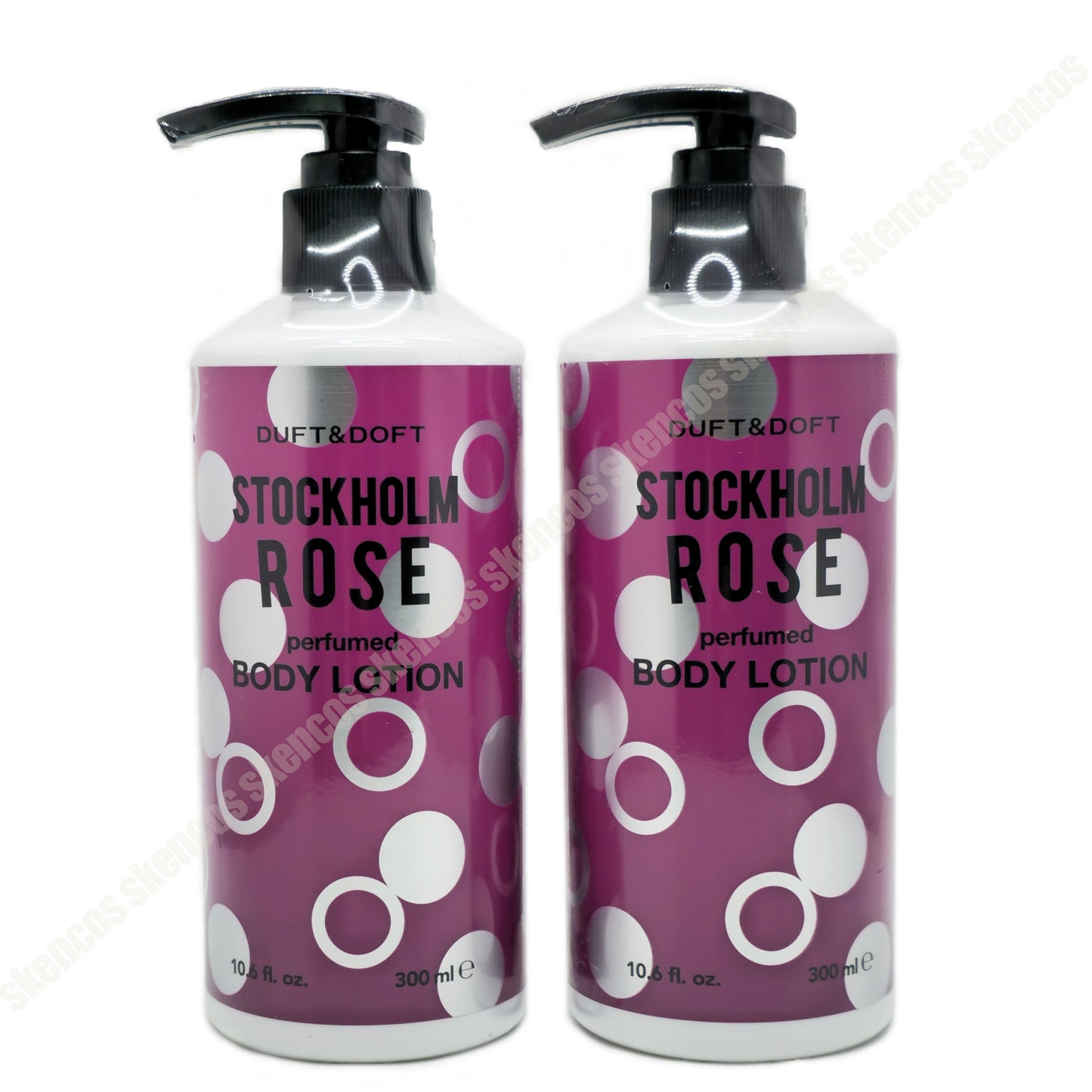 (1+1) Duft & Doft Stockholm Rose Perfumed Body Lotion 300ml x 2ea/20.28 fl oz.