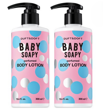 (1+1) Duft & Doft BABY SOAPY Perfumed Body Lotion 300ml x 2ea/20.28 fl oz./Korea
