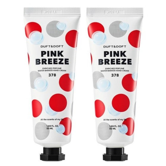Duft & Doft Enriched Perfume Water Barrier Hand Cream Pink Breeze 50ml x 2ea