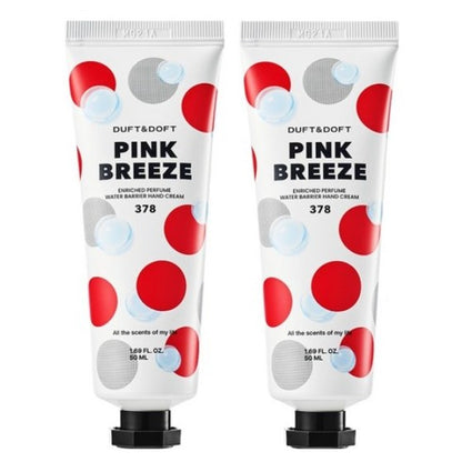 Duft & Doft Enriched Perfume Water Barrier Hand Cream Pink Breeze 50ml x 2ea