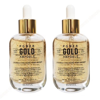 EUNYUL Power Repair Gold Ampoule 50ml x 2ea/Glossy/Brightening/Wrinkle/Skin Tone
