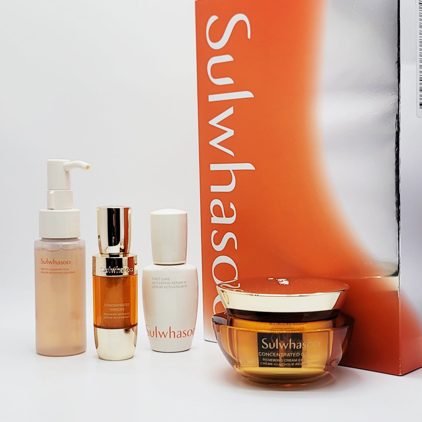 Sulwhasoo Concentrated Ginseng Renewing Cream 2.02 oz.+Kits Set/Original Classic